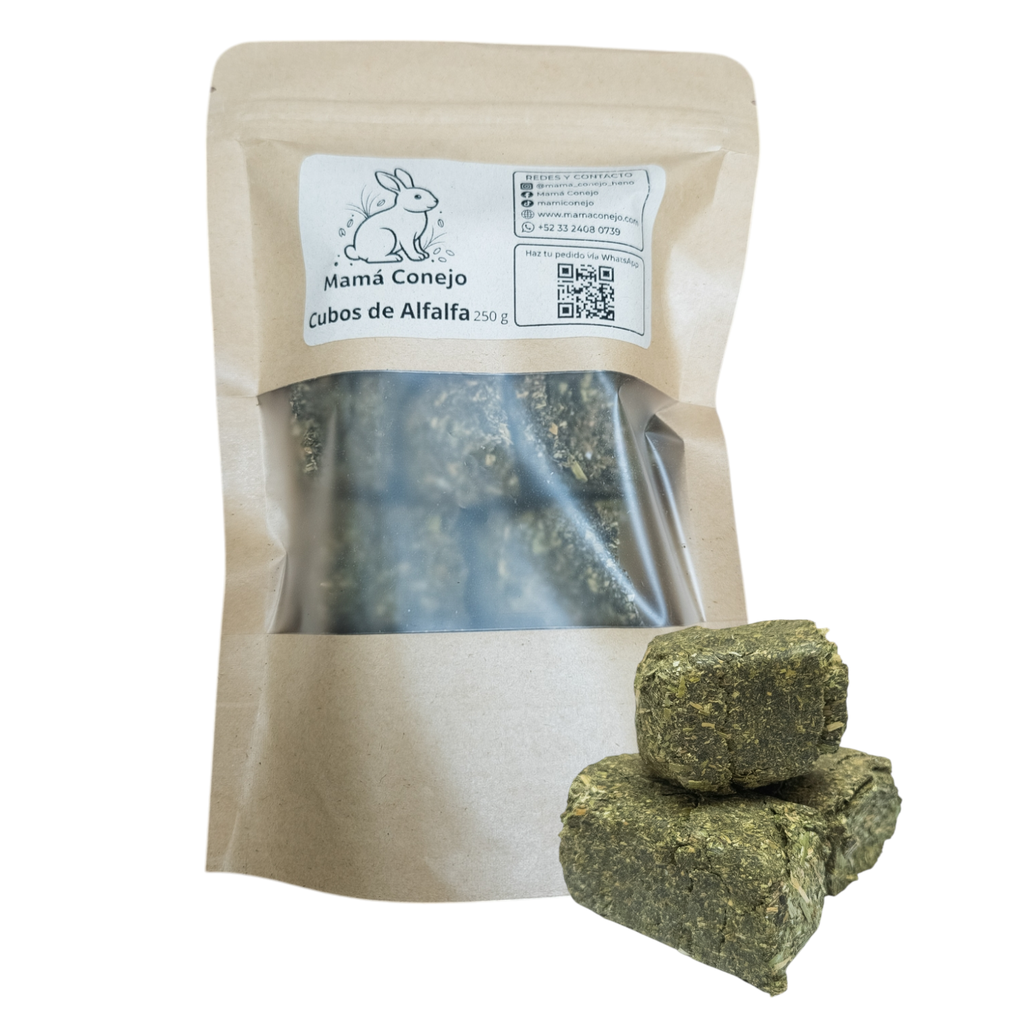 Cubos de alfalfa - 250g